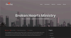Desktop Screenshot of brokenheartsministry.org